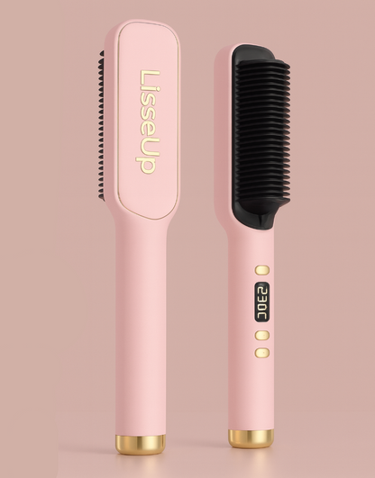 Brosse Lissante Chauffante  – Transformez Vos Cheveux en Un Instant
