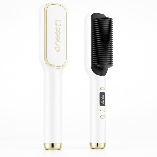 Brosse Lissante Chauffante  – Transformez Vos Cheveux en Un Instant