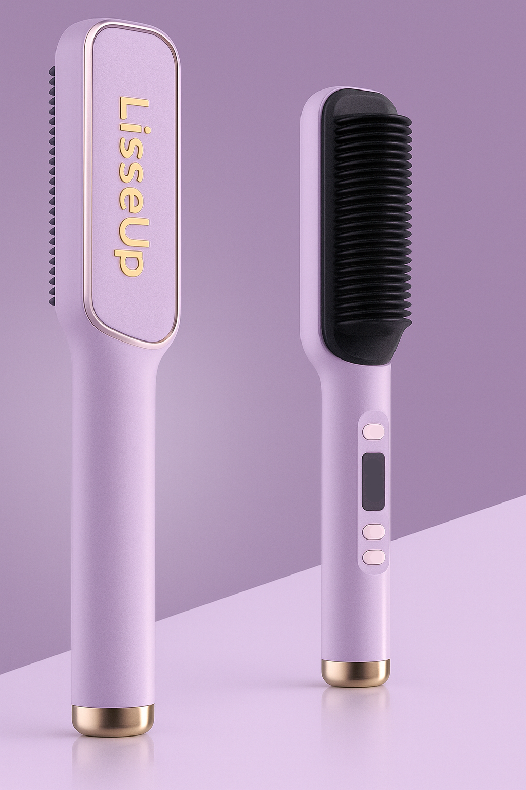 Brosse Lissante Chauffante  – Transformez Vos Cheveux en Un Instant