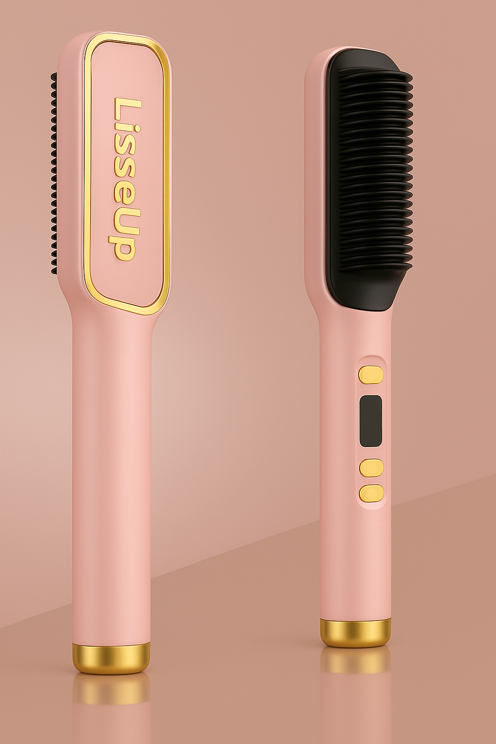 Brosse Lissante Chauffante  – Transformez Vos Cheveux en Un Instant