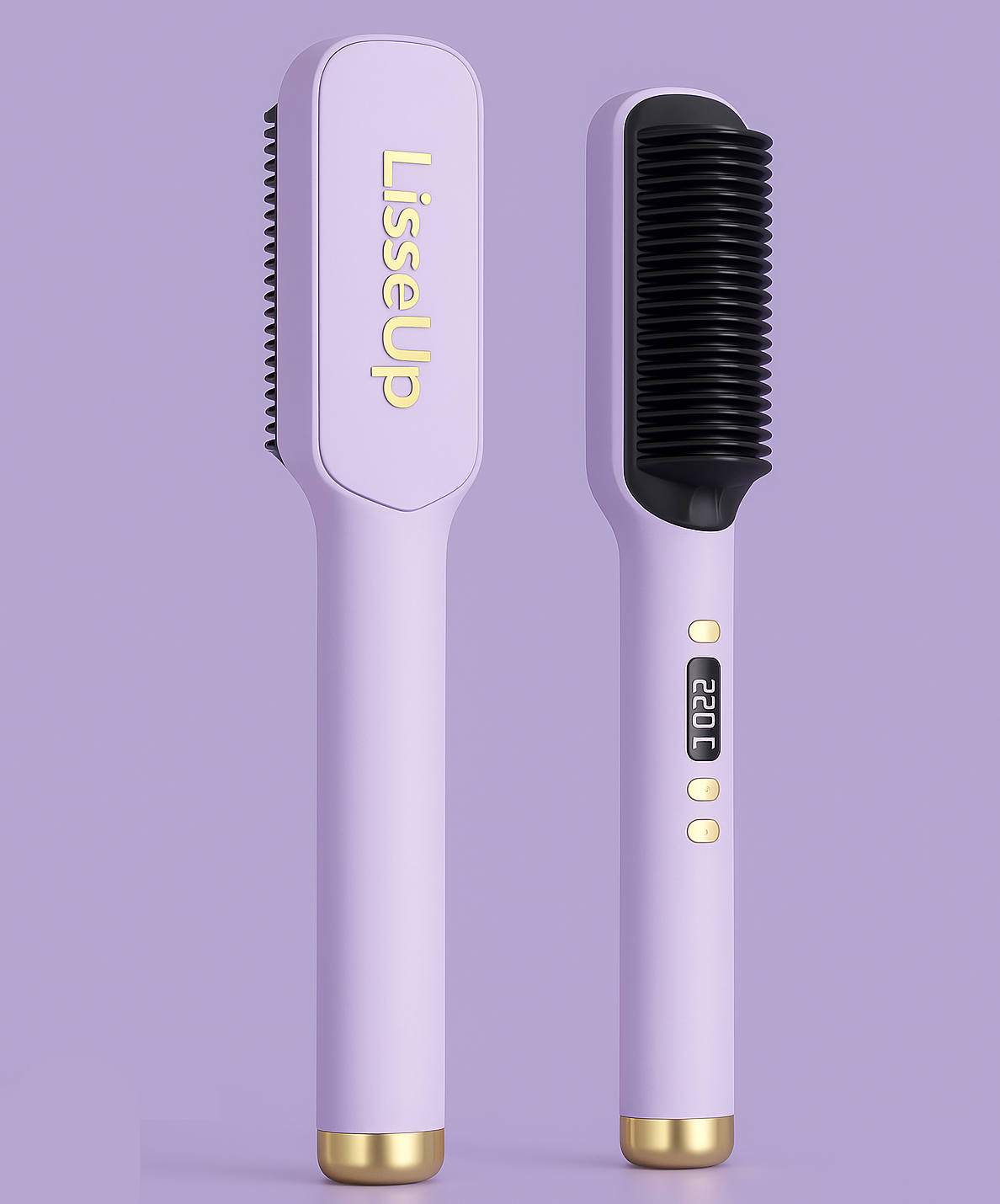 Brosse Lissante Chauffante  – Transformez Vos Cheveux en Un Instant