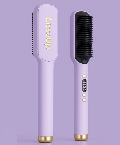 Brosse Lissante Chauffante  – Transformez Vos Cheveux en Un Instant